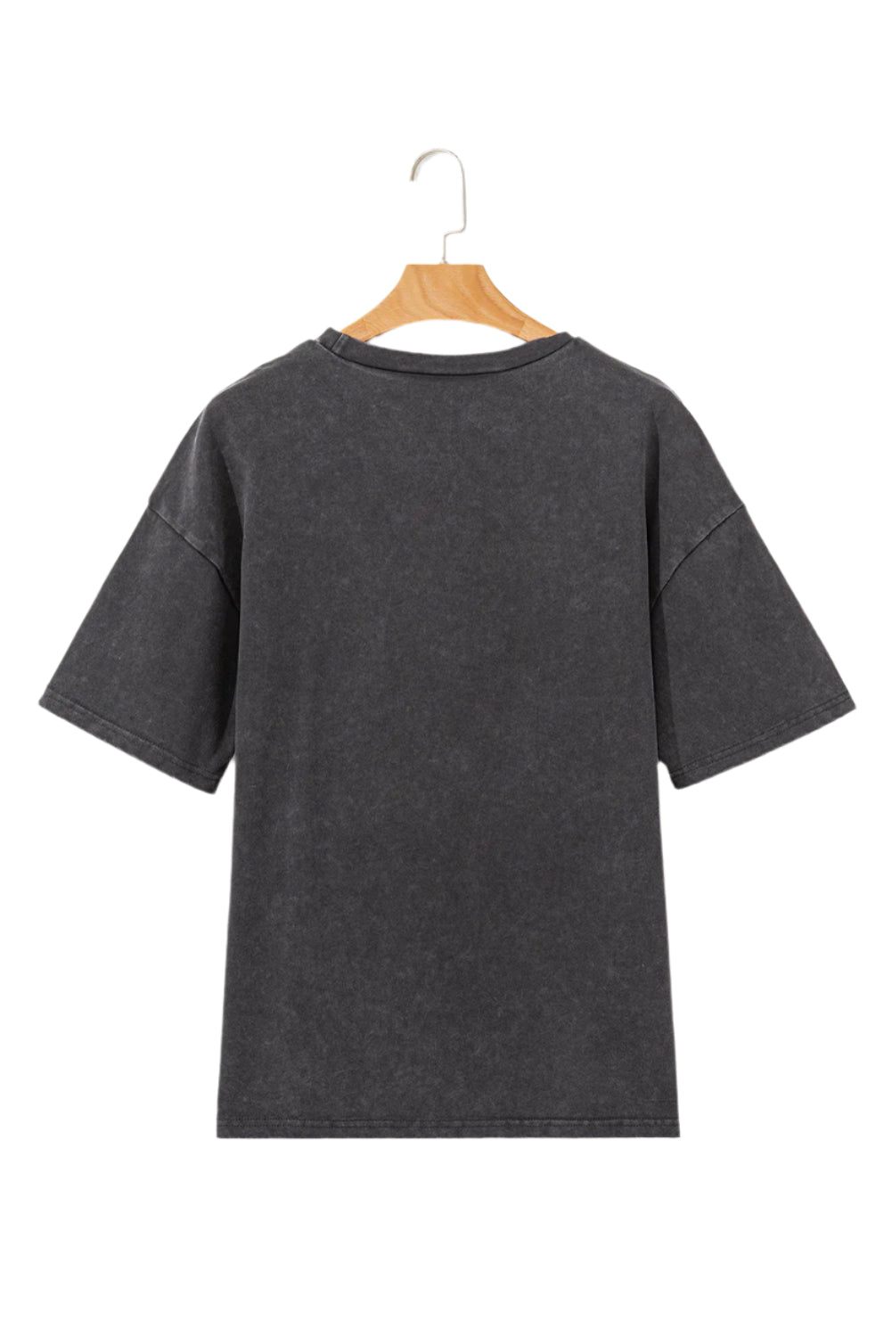 Cheetah Mineral Wash Round Neck Half Sleeve T-Shirt