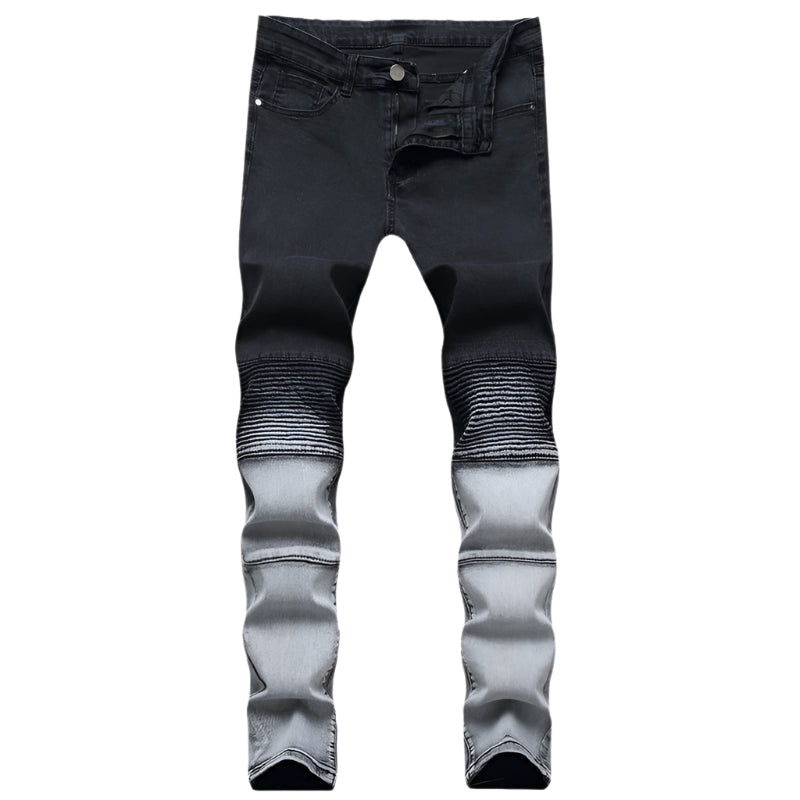 Men's Fitted Black Jeans