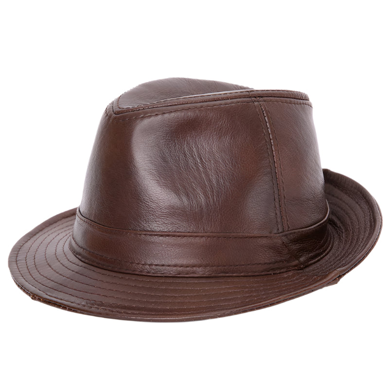 Men's Cowhide Leather Hat