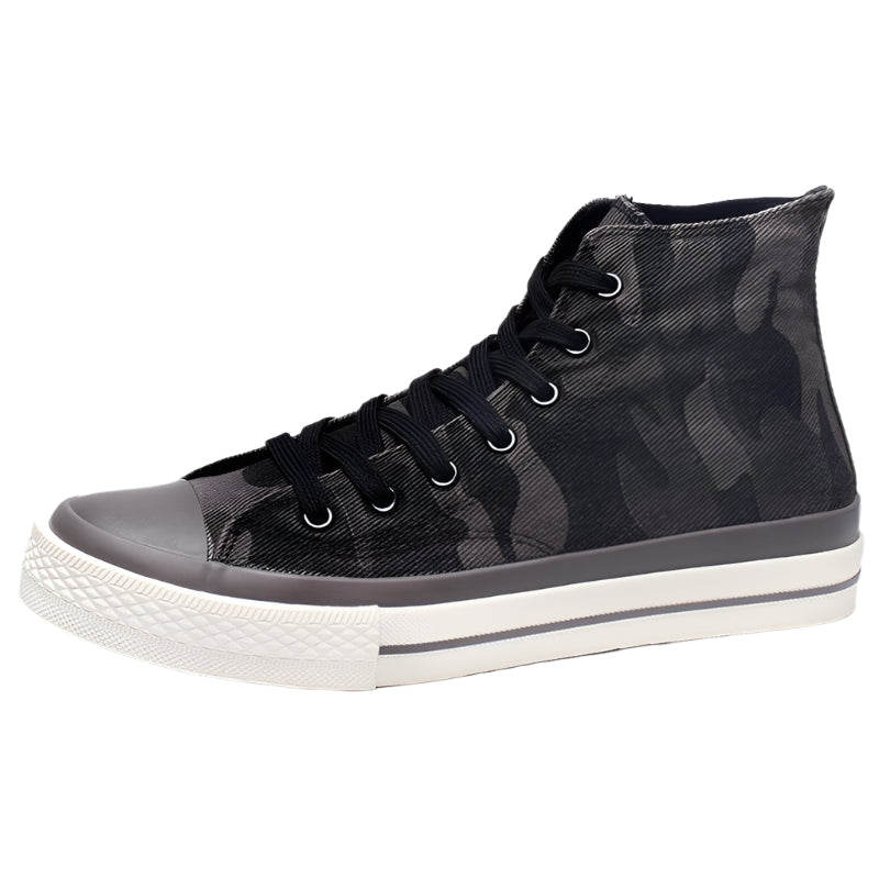 Men's High-top Camo Shoes