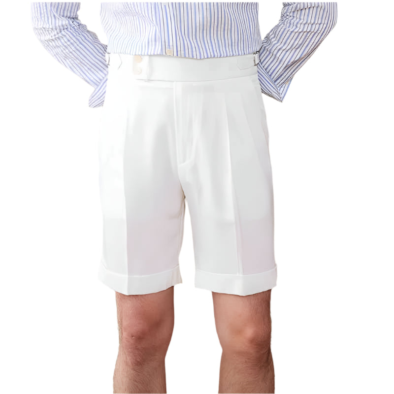Men's Napoli Double Pleated Shorts