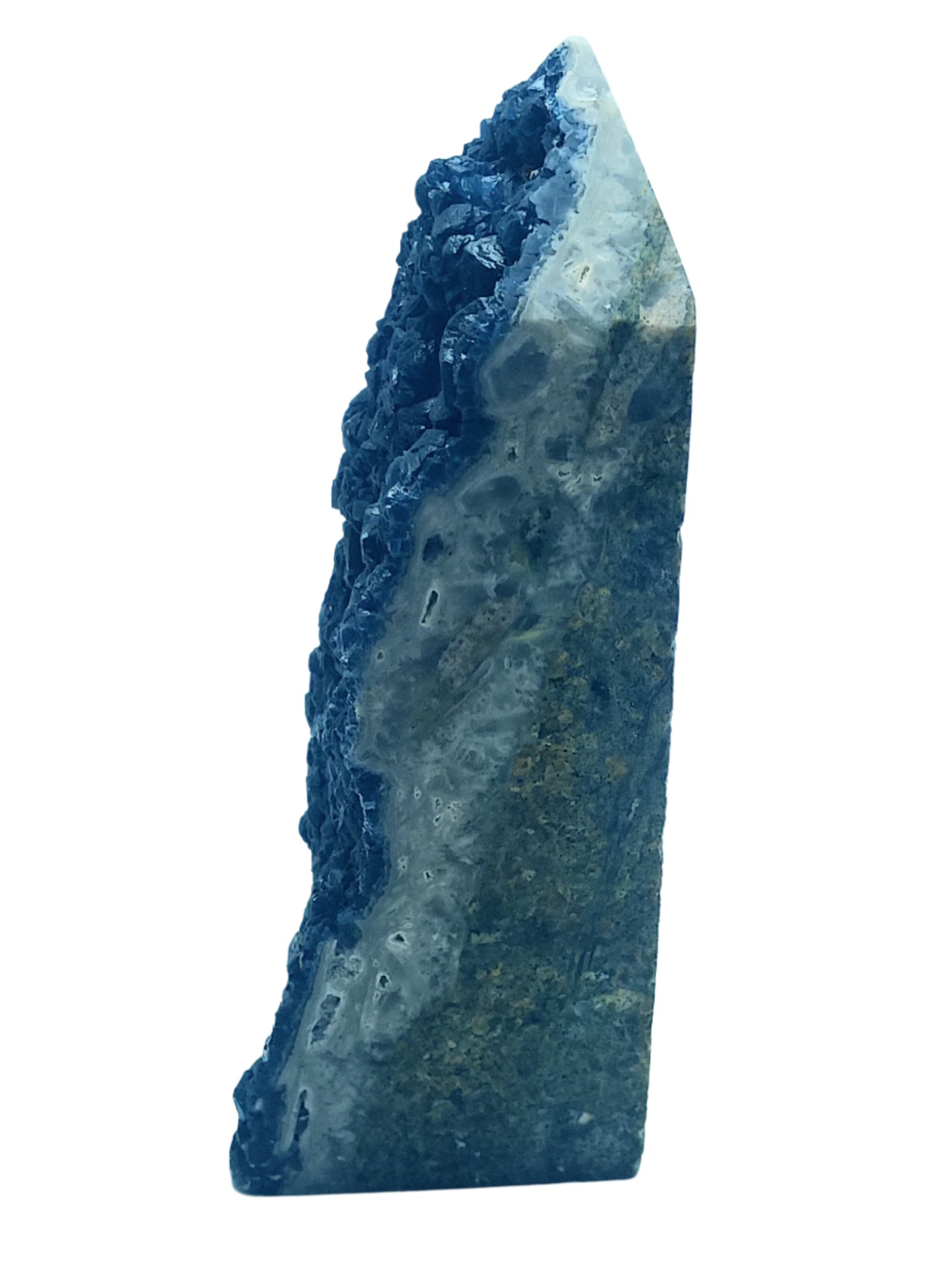 203G Blueberry Fluorite Crystal Tower