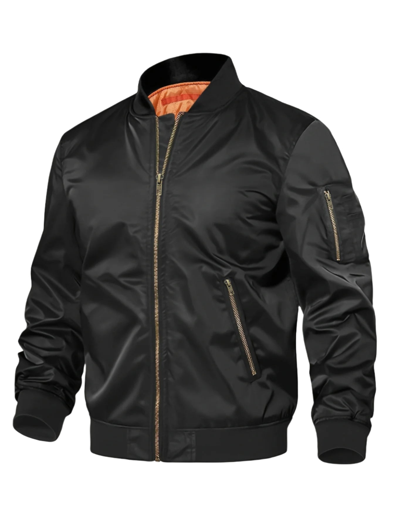 Men's Nylon Zip Up Jacket