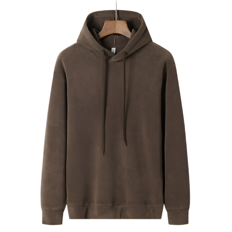 Men's Solid Color Hooded Sweatshirt