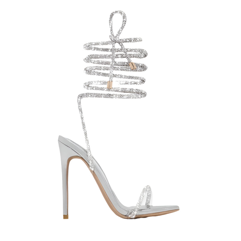 Strappy Stiletto High Hells Open Toe Sandals