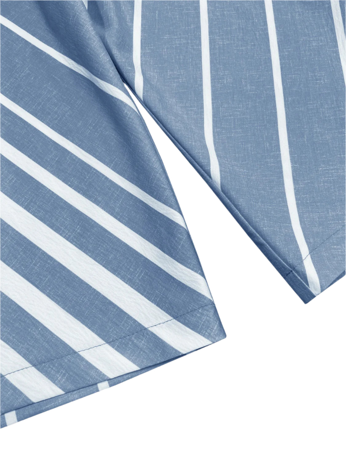 Striped Elastic Waist Wide Leg Pants