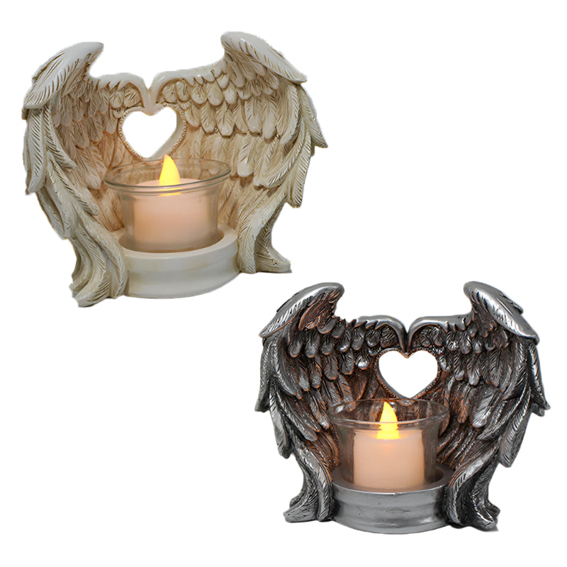 Resin Wing Altar Candle Holder
