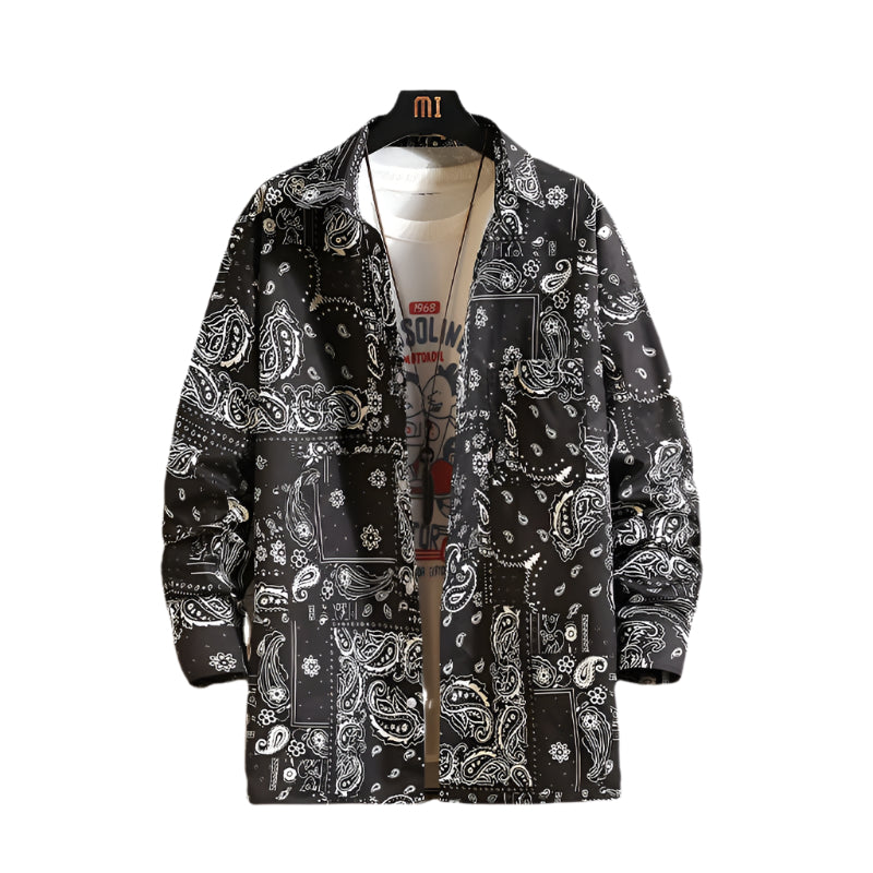 Bandana Print Men's Shirt