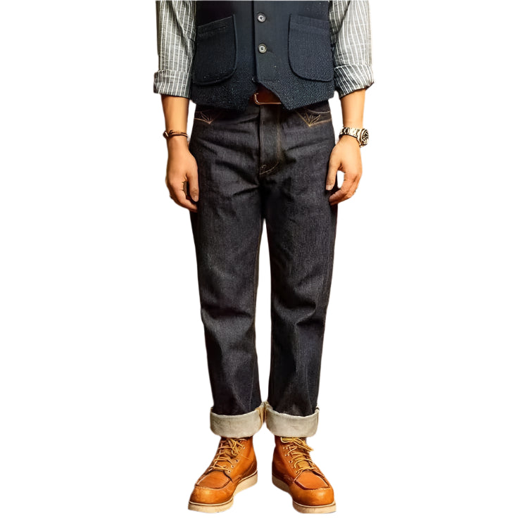 Men's Straight Leg Denim Jeans