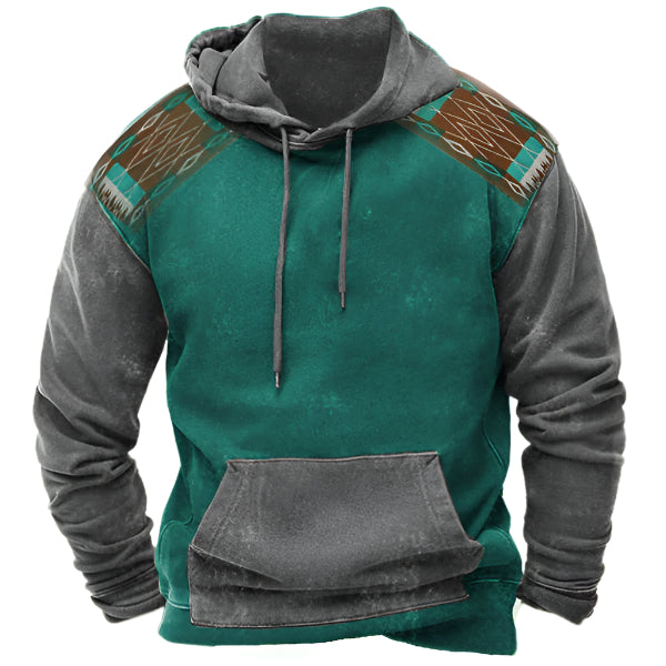 Men's Digital Printed Hooded Sweatshirt