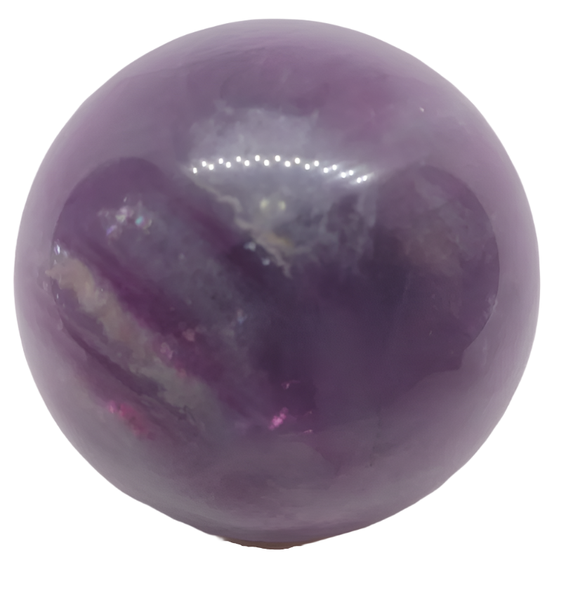 789G Candy Fluorite Crystal Sphere