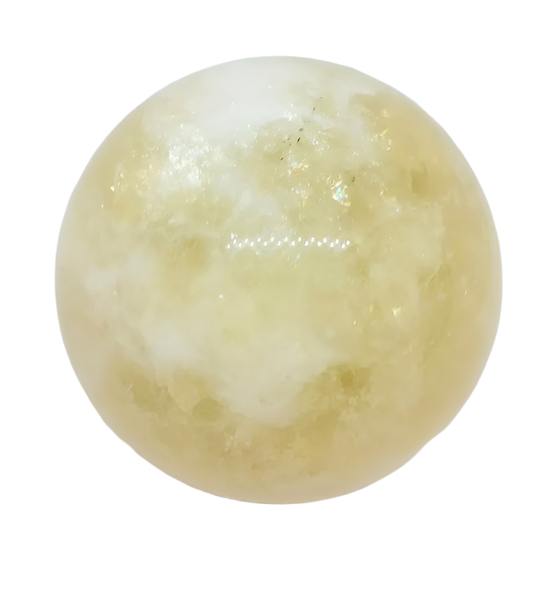 427G Lemon Citrine Crystal Sphere