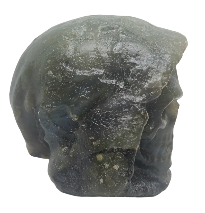 360G Labradorite Crystal Grim Reaper Skull