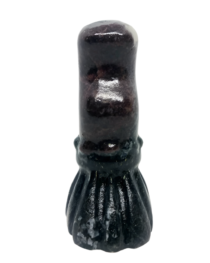 Firework Garnet Crystal Witch Broom Carving