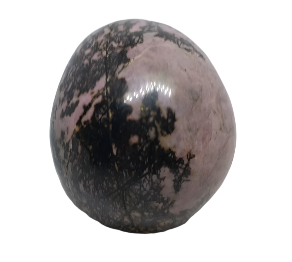 412g Rhodonite Crystal Skull