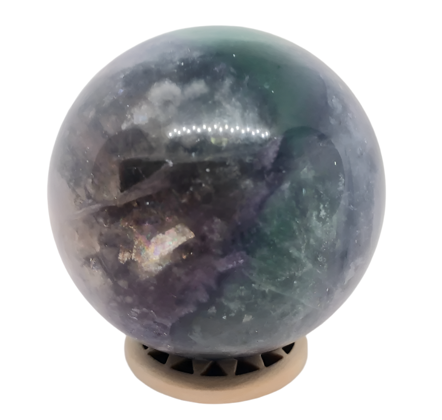 315G Fluorite Crystal Sphere