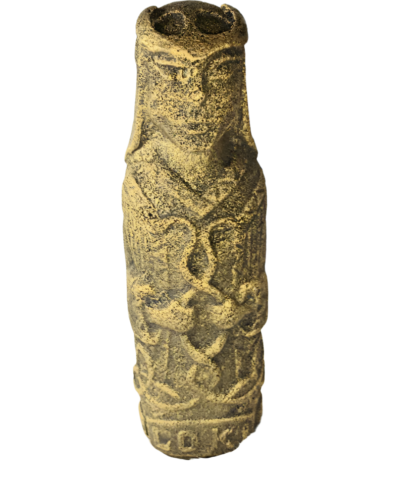 4.1lbs Volcanic Lava Stone Loki Big Crystal Carving