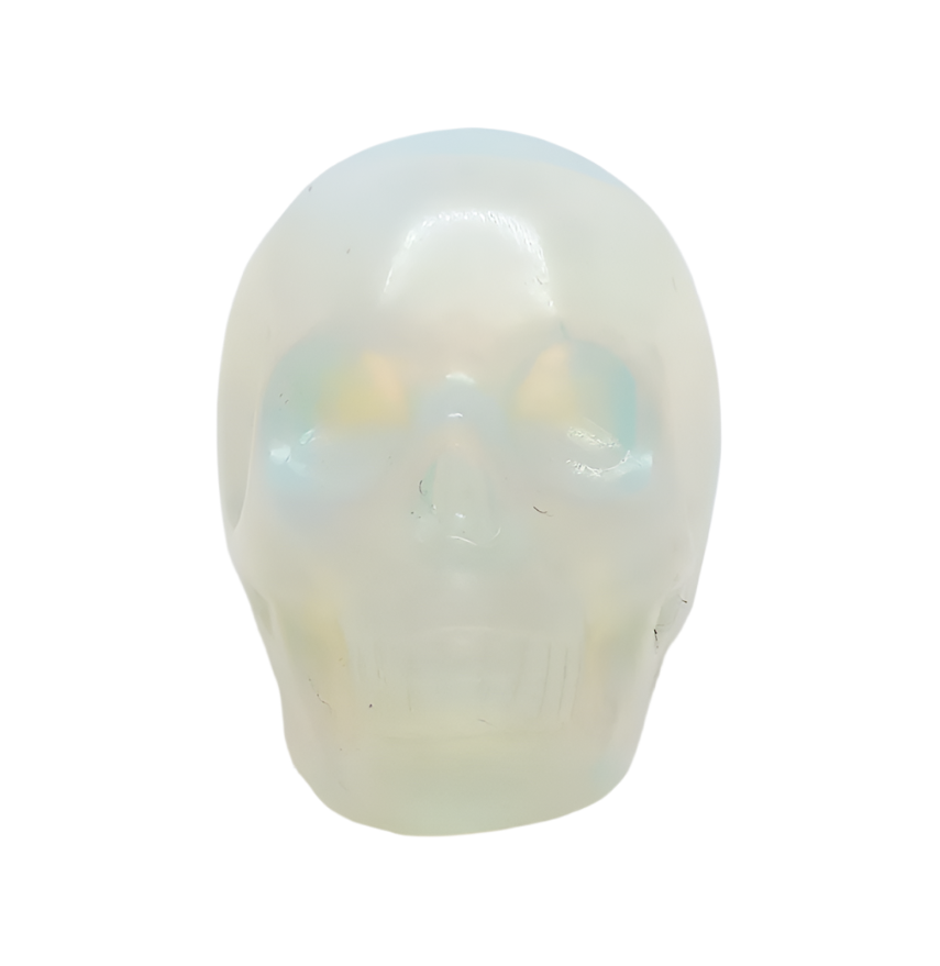 Opalite Crystal Skull Ring