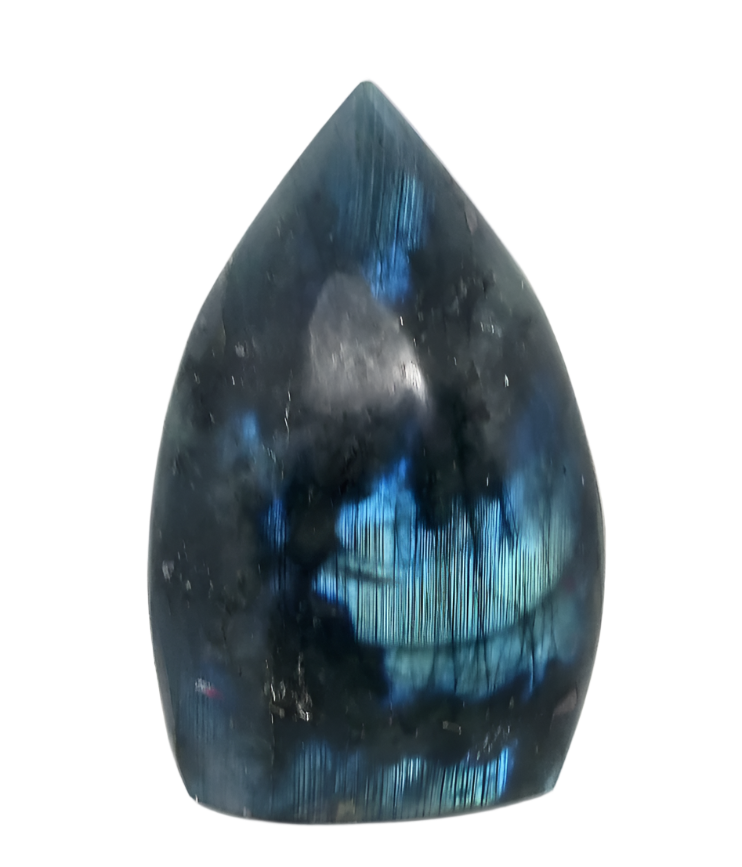 213G Labradorite Crystal Teardrop Point