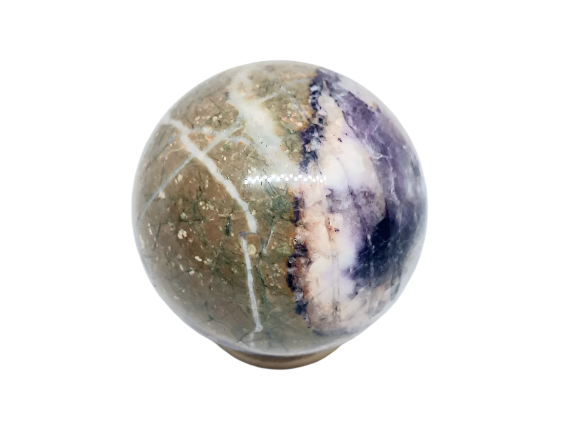 323G Fluorite Root Crystal Sphere