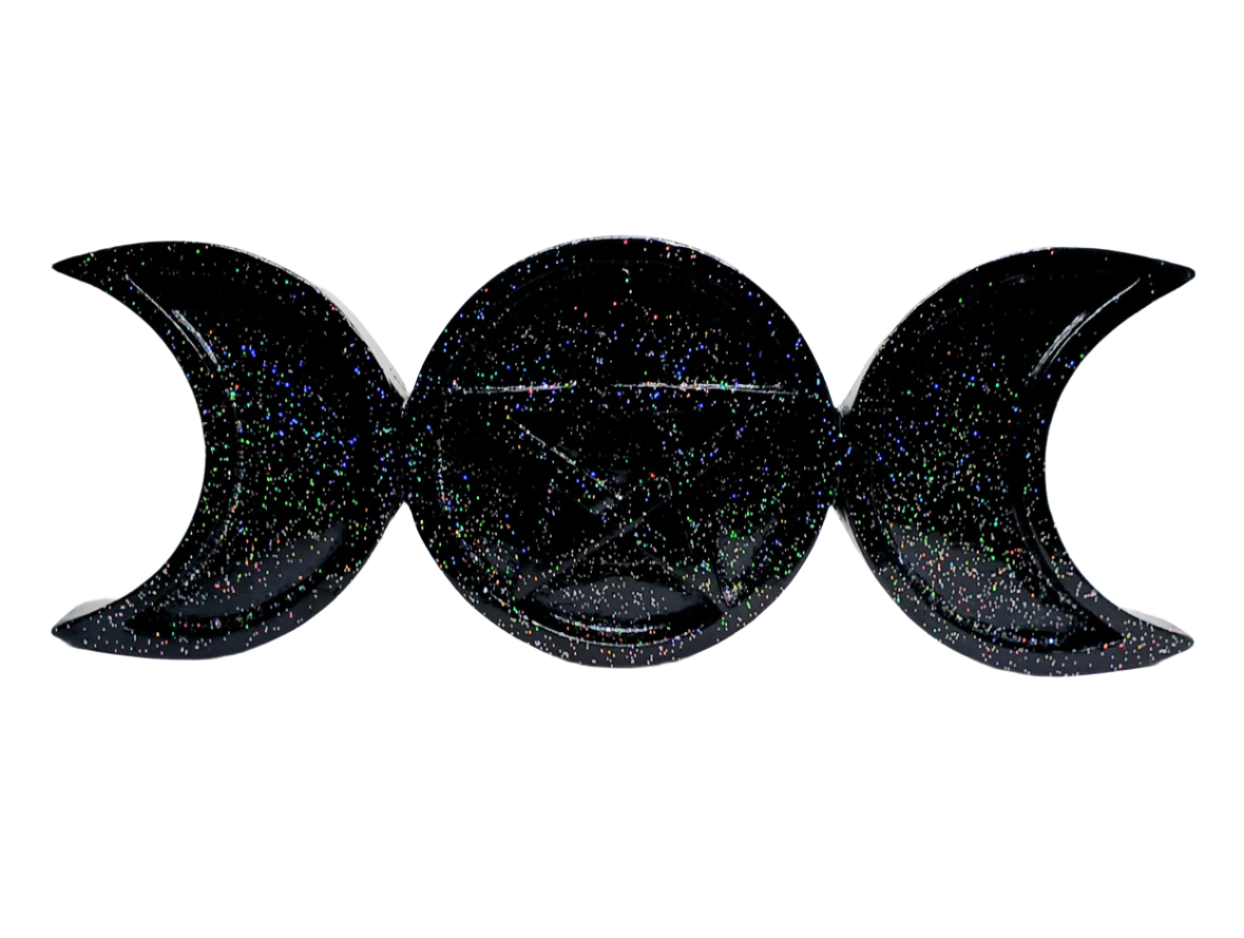 Resin Pentagram Triple Moon Bowl