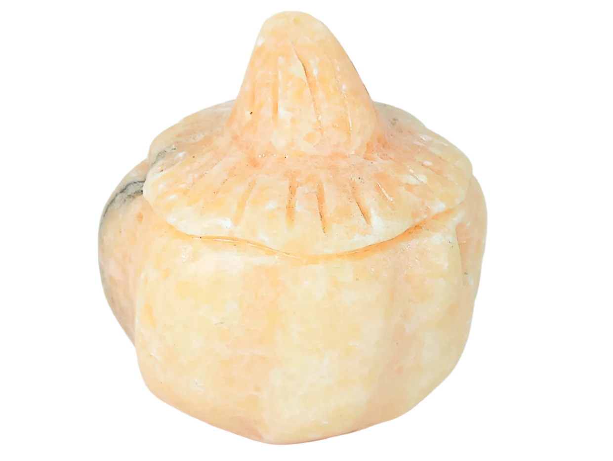 259G Sunstone Crystal Jack-O-Lantern Carving