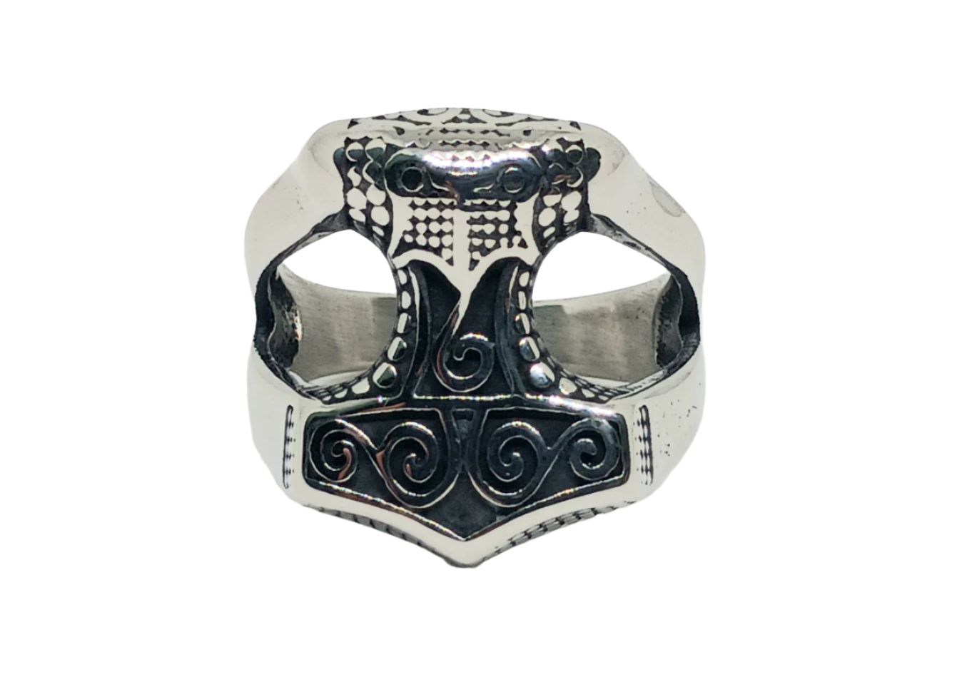 Stainless Steel Mjölnir Ring
