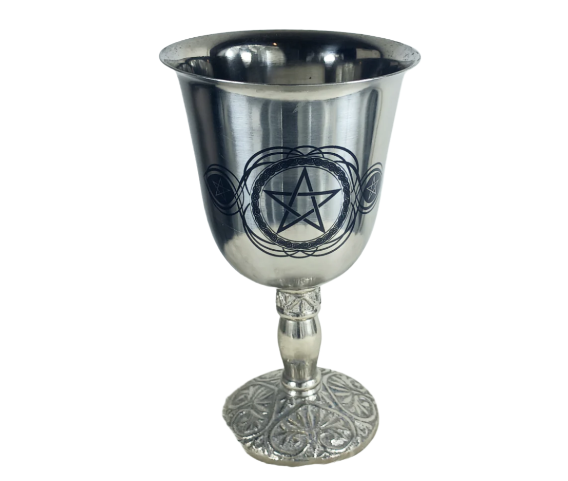 Stainless Steel Pentagram Altar Chalice