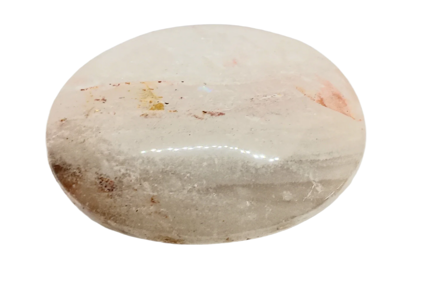 Thousand Layer Quartz Crystal Palm Stone