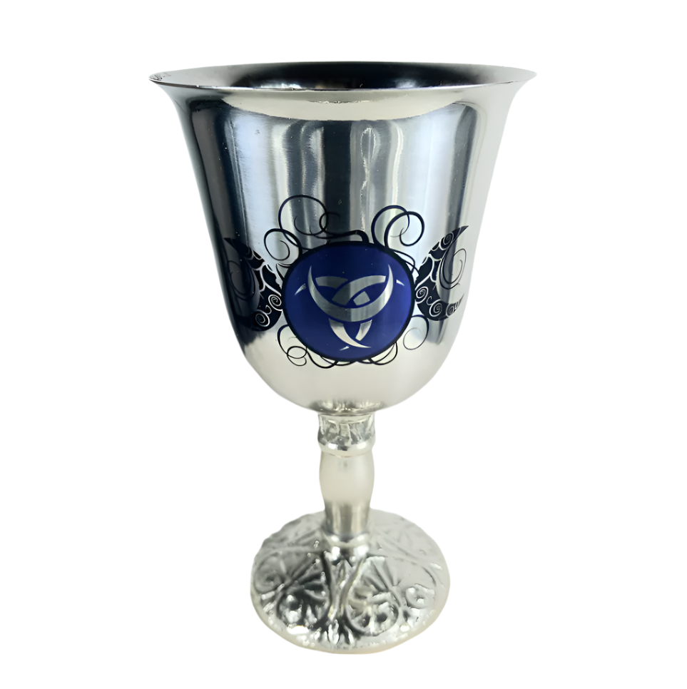 Stainless Steel Triquetra Triple Moon Chalice