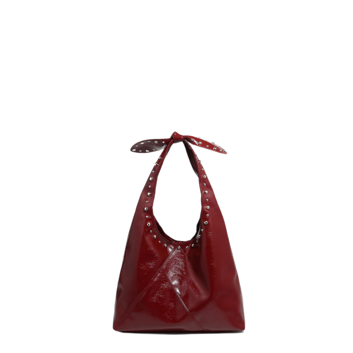 Bow Rivet Bucket Bag