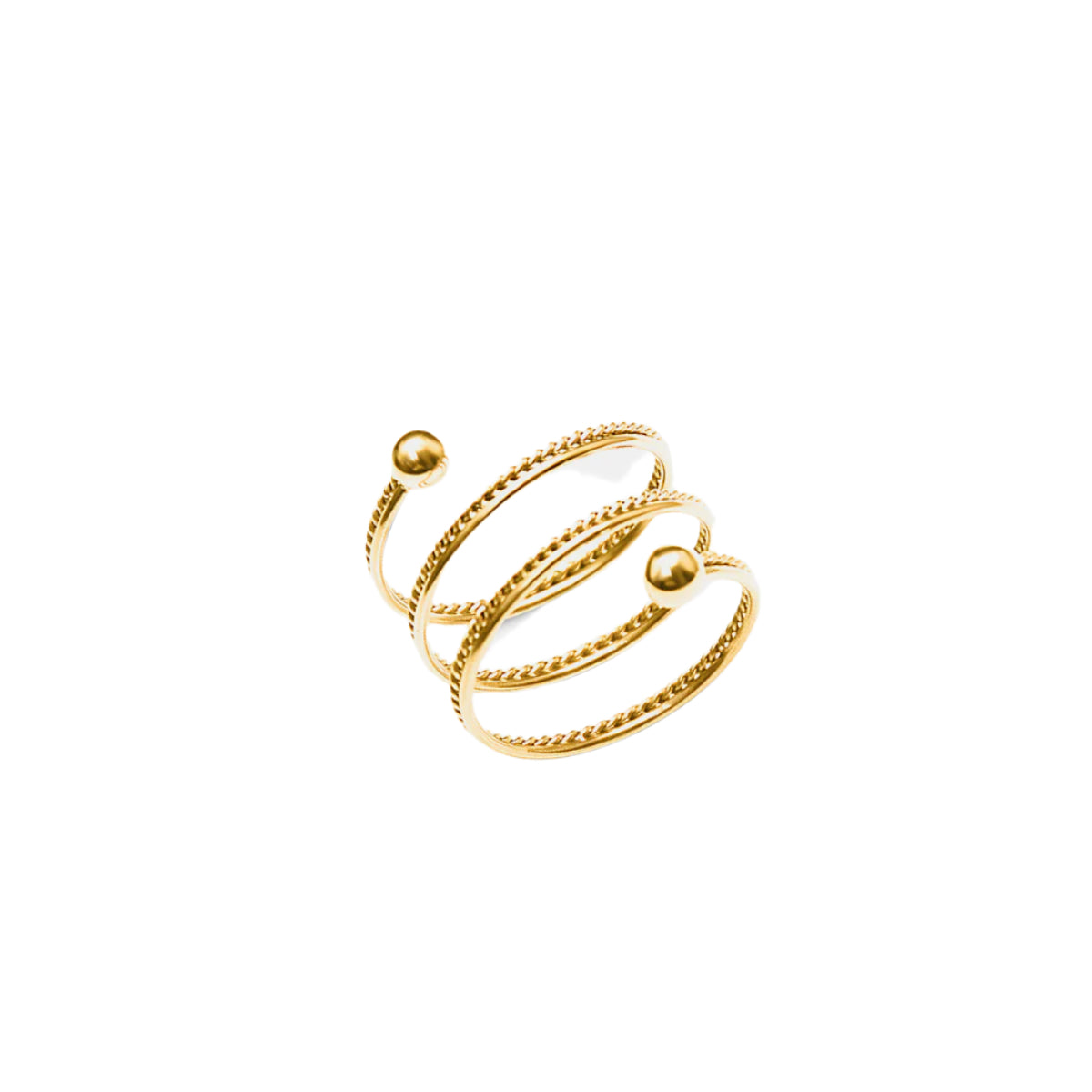 Titanium Steel Wrap Ring