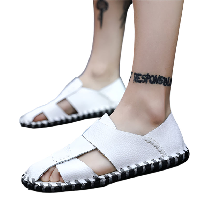 Handmade Cowhide Leather Men's Sandal