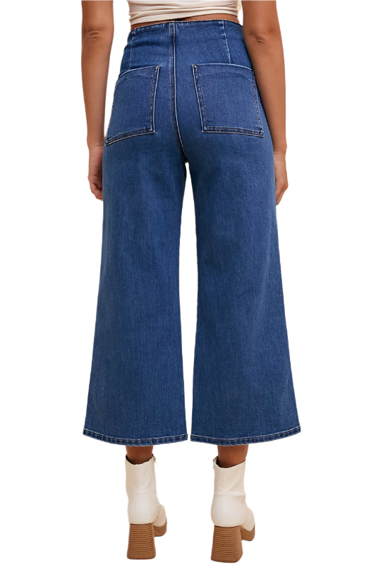 Annie Wear Button Fly High Waist Jeans