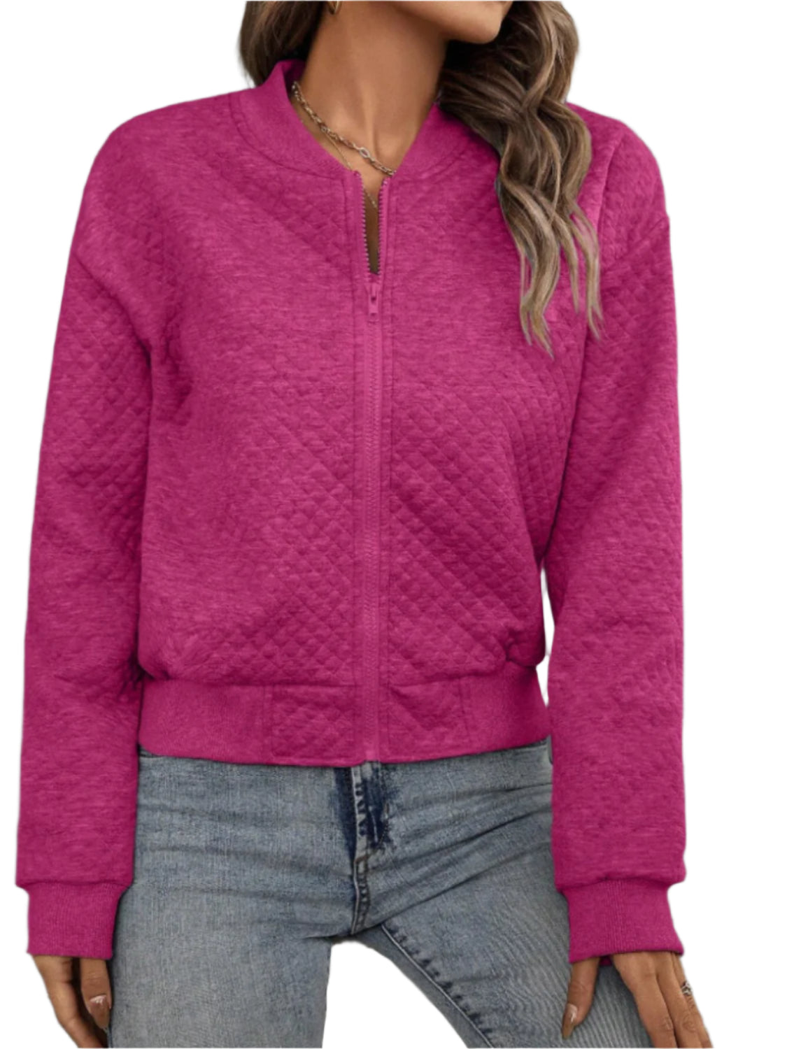 Zip Up Long Sleeve Jacket