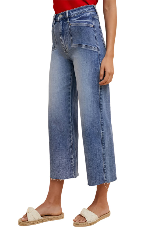 Annie Wear High Rise Wide Leg Jeans