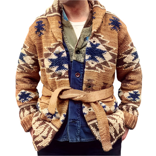 Men's Brocade Sweater