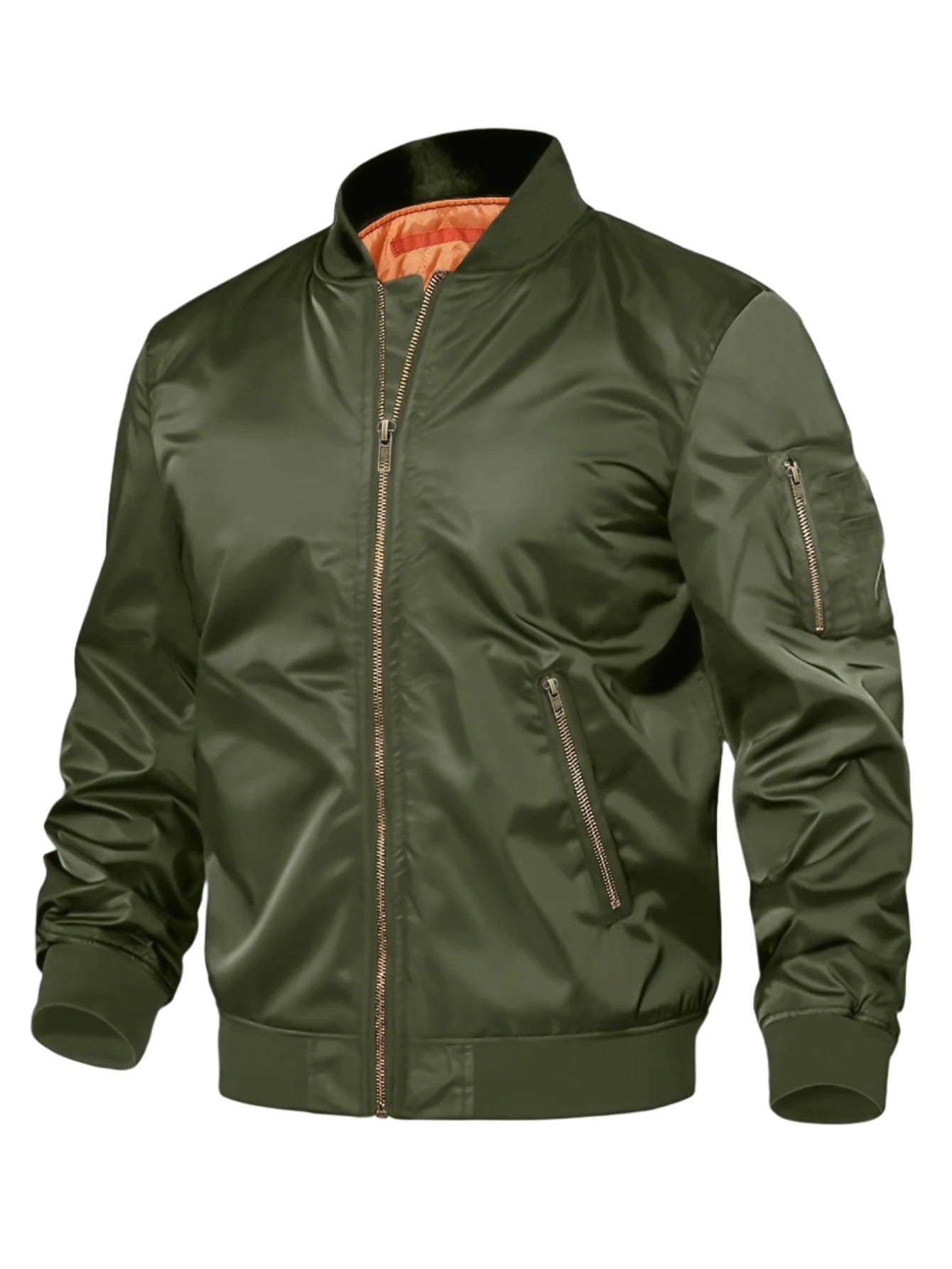 Men's Nylon Zip Up Jacket