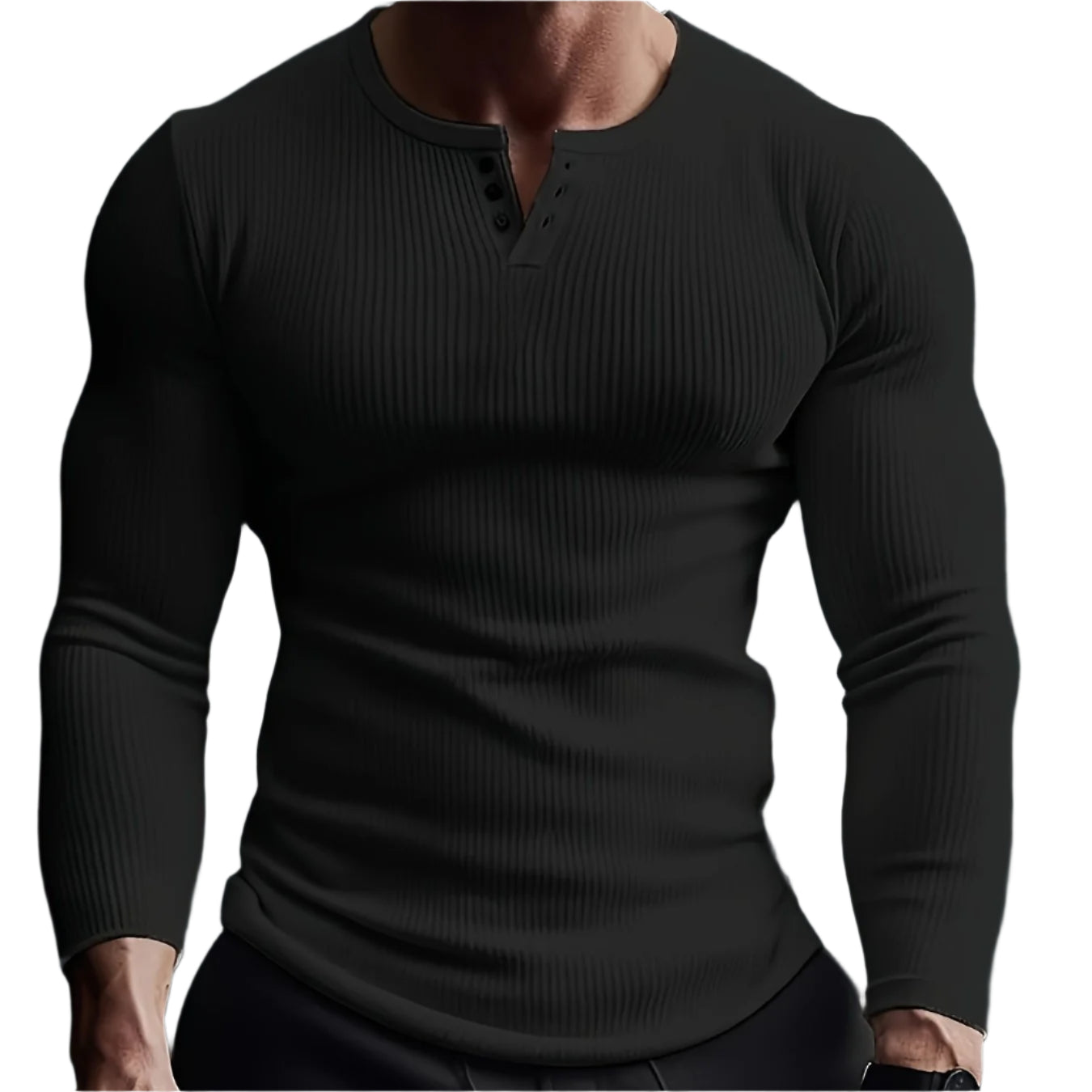 Men's Crew Neck Long Sleeve T-Shirt