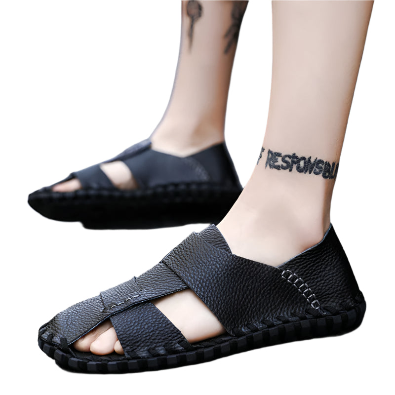 Handmade Cowhide Leather Men's Sandal