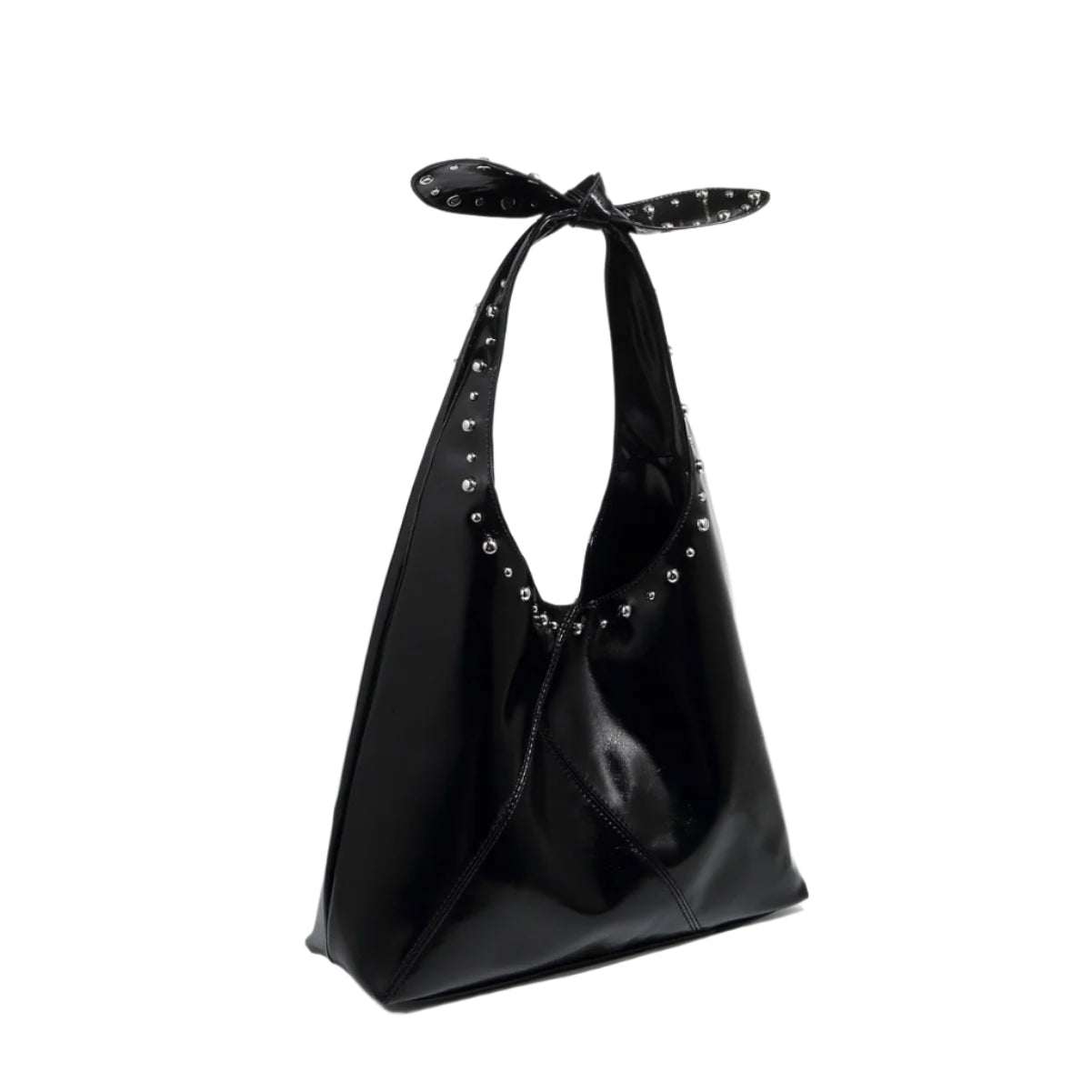 Bow Rivet Bucket Bag