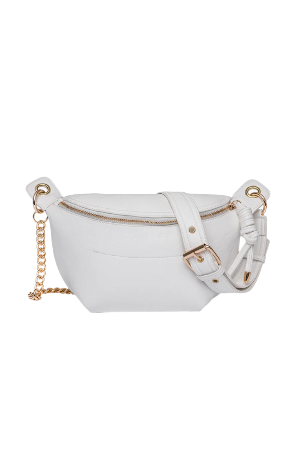 PU Leather Chain Strap Crossbody Bag