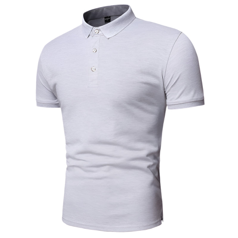 Men's Solid Color Polo Shirt