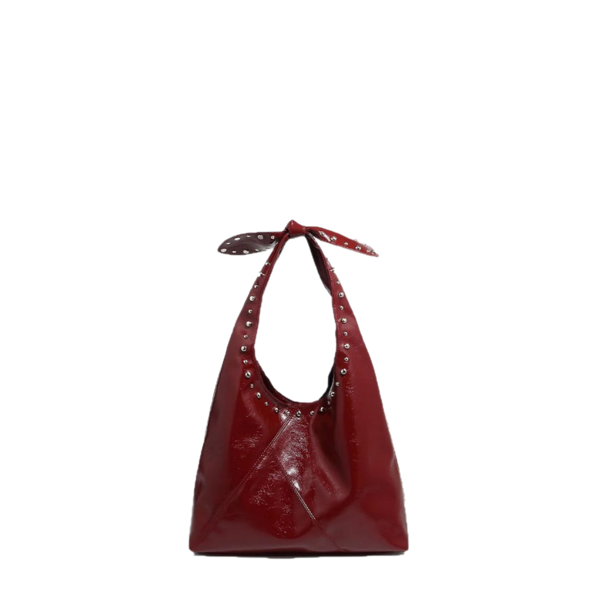 Bow Rivet Bucket Bag