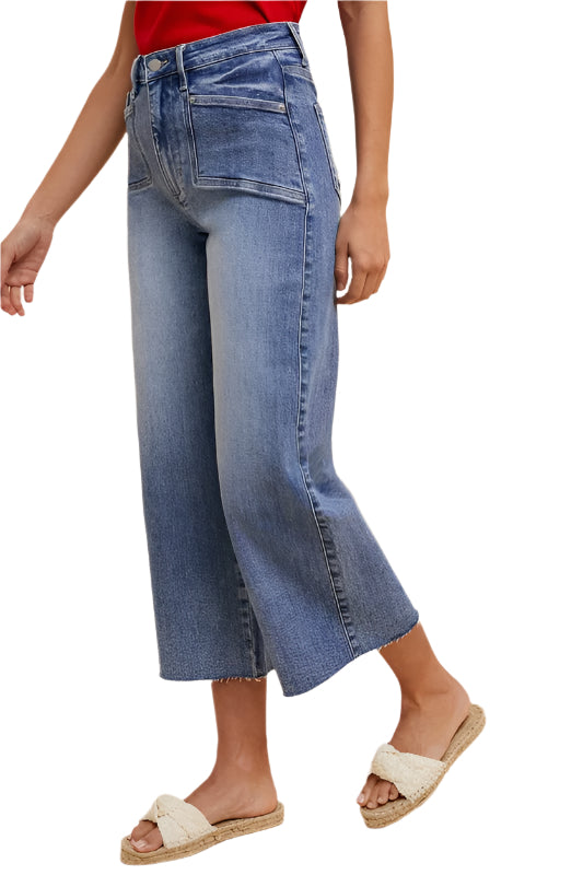 Annie Wear High Rise Wide Leg Jeans