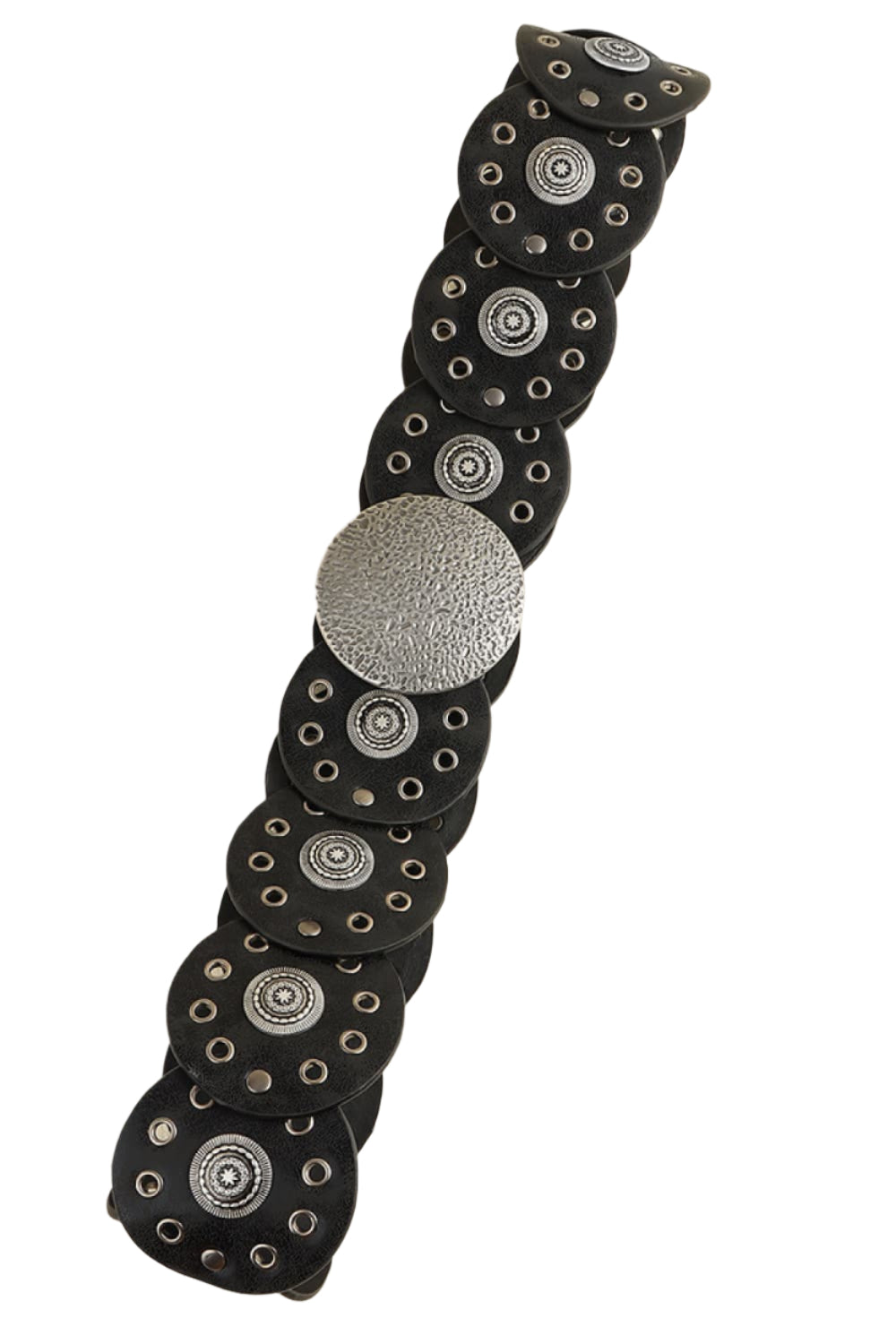 Round Shape PU Leather Belt