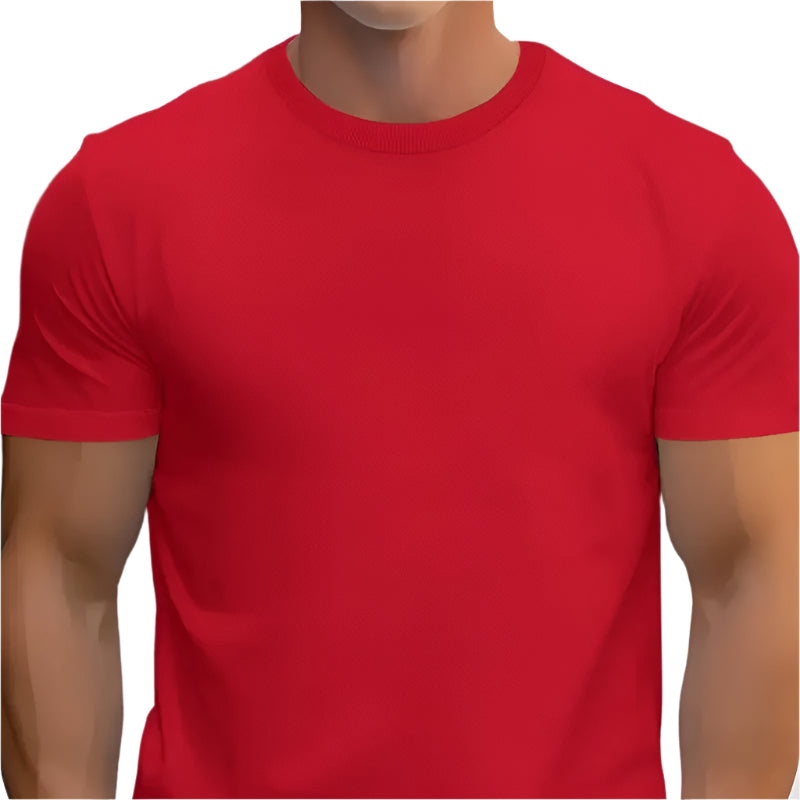 Men's Casual Solid Color T-Shirt