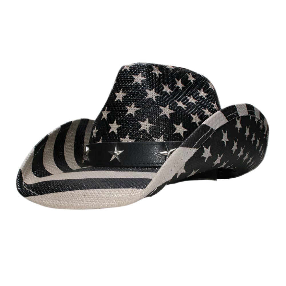 Men's USA Western Grass Woven Hat