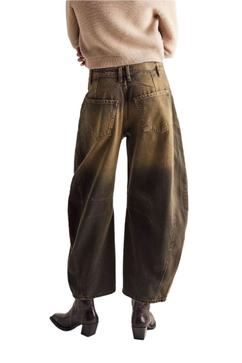 Wide Leg Jeans with Pockets