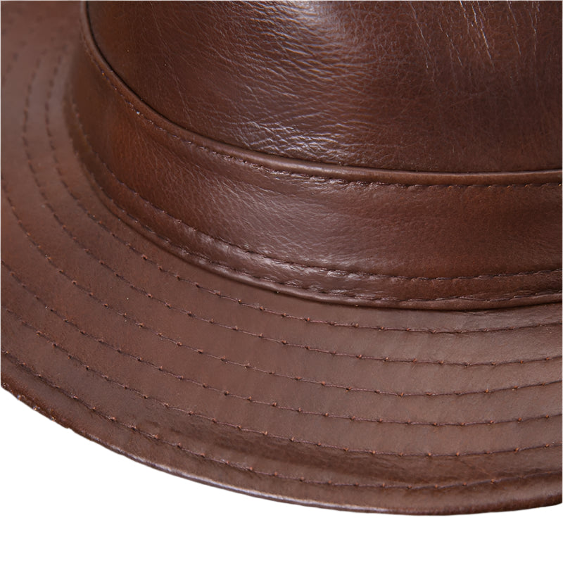 Men's Cowhide Leather Hat